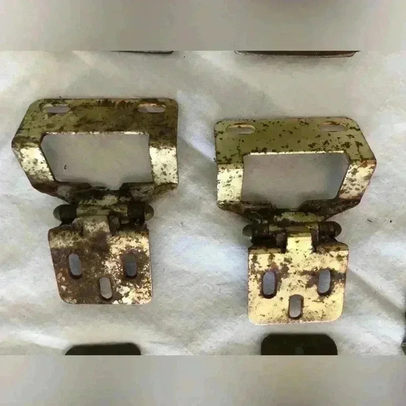 vtg lot of 8 door hinges - Picture 5 of 15